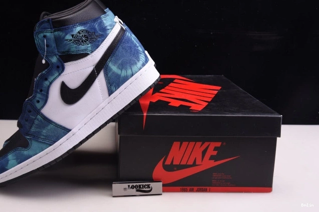 Bmlin Tie-Dye Air OG 1 High Jordan CD0461-100 0712